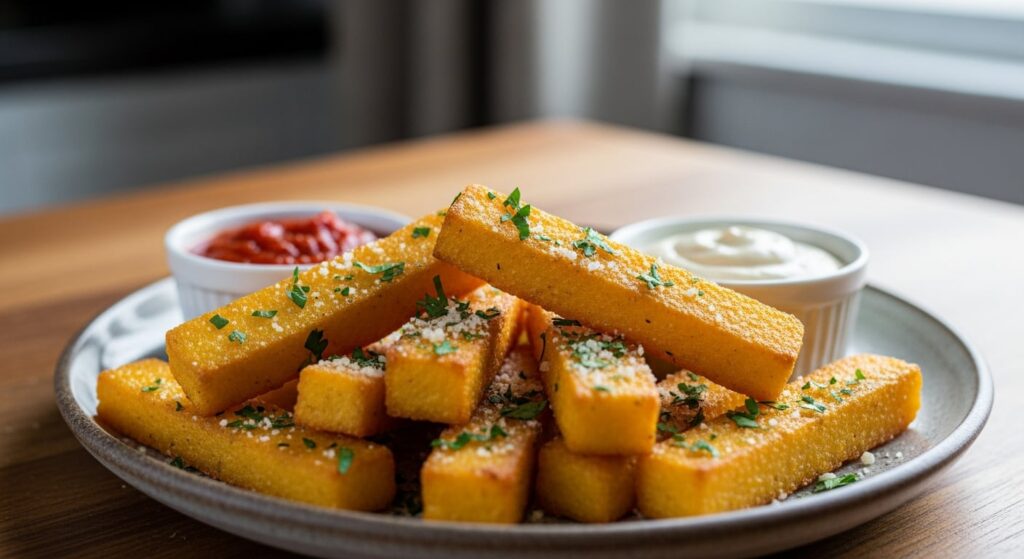 Imagen editorial relacionada con: Tendencia gastronómica: los bastones de polenta ganan terreno en las mesas argentinas por su versatilidad