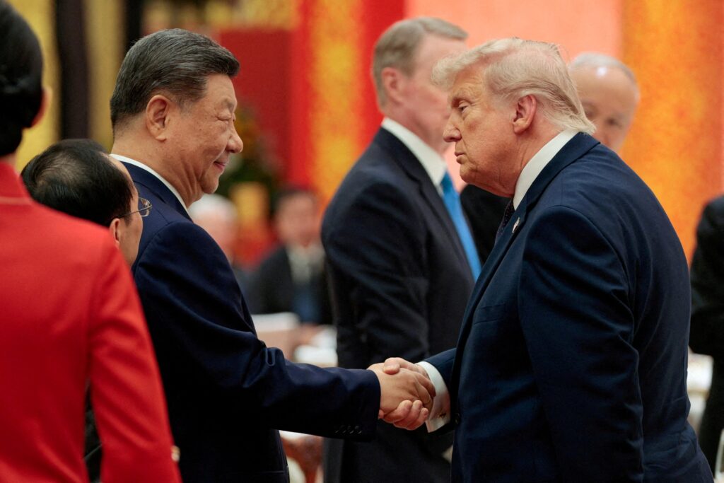 Imagen editorial relacionada con: Trump y Xi Jinping negocian en Beijing acuerdos comerciales y una tregua en Medio Oriente