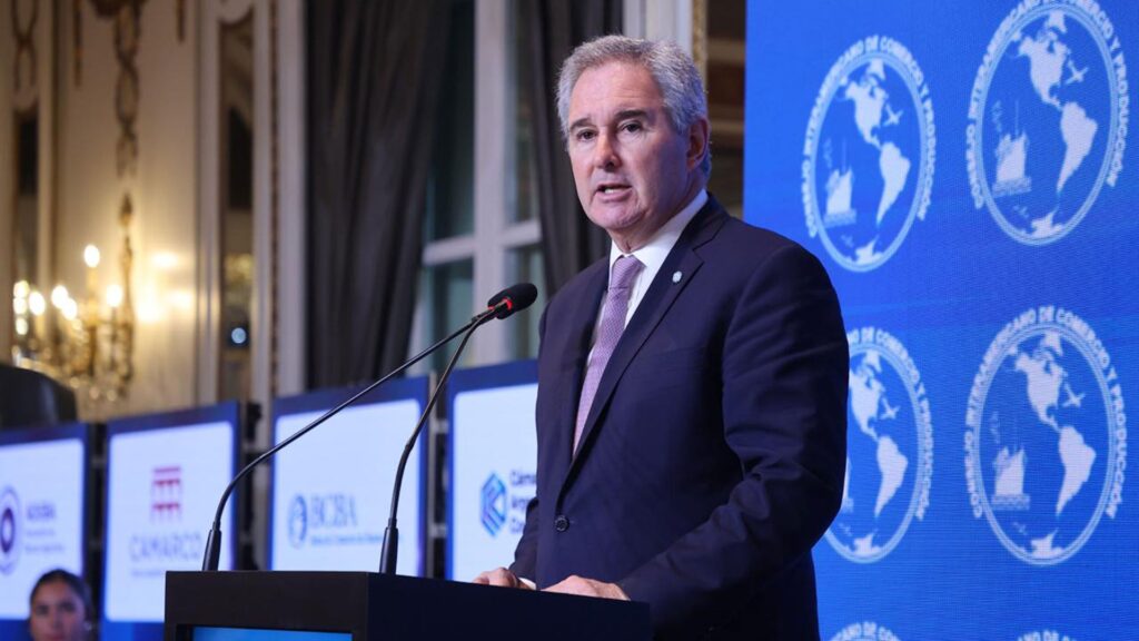 Imagen editorial relacionada con: El canciller Pablo Quirno presentó los lineamientos de comercio exterior ante los principales empresarios del Cicyp