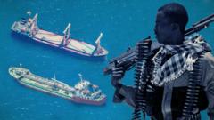 Imagen editorial relacionada con: Resurgimiento de la piratería somalí: tres buques secuestrados en medio de la tensión regional con Irán