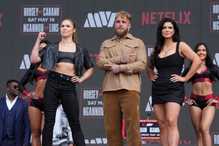 Ronda Rousey y Gina Carano se enfrentan en Los Ángeles tras una