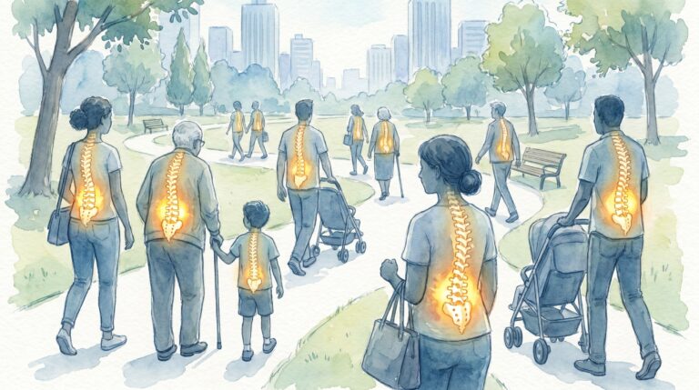 Imagen editorial relacionada con: Caminar 100 minutos semanales reduce un 23% el riesgo de padecer dolor lumbar crónico