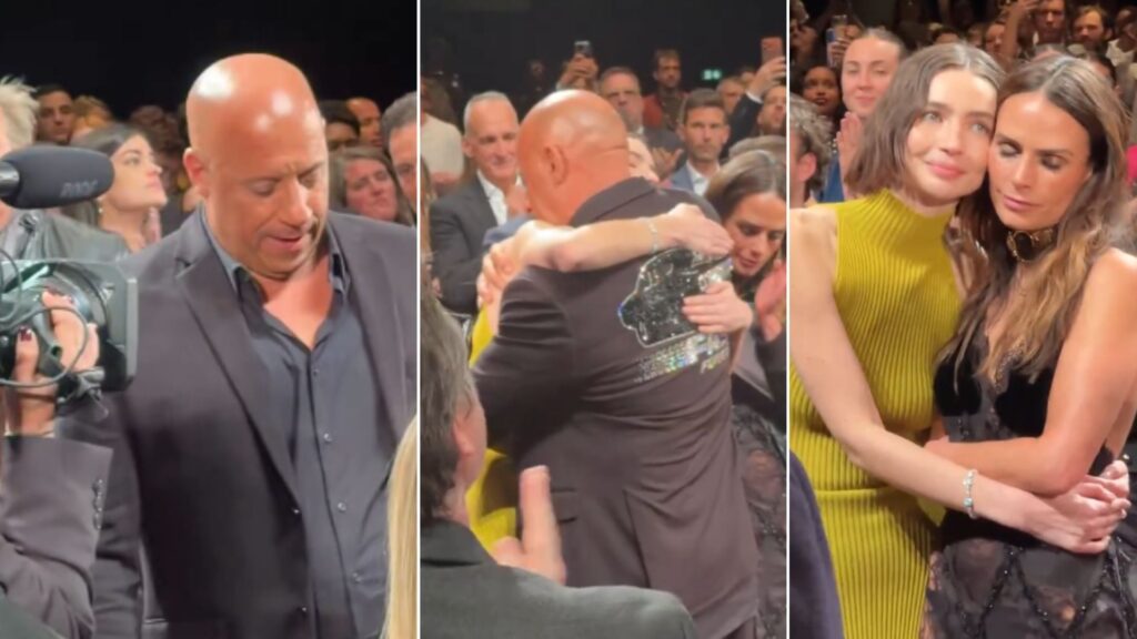 Imagen editorial relacionada con: Vin Diesel homenajeó a Paul Walker en Cannes junto a su hija Meadow Walker