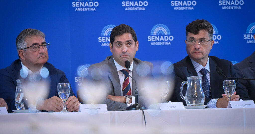 Imagen editorial relacionada con: Emilio Rosatti defendió su pliego en el Senado y respaldó la reforma de selección judicial
