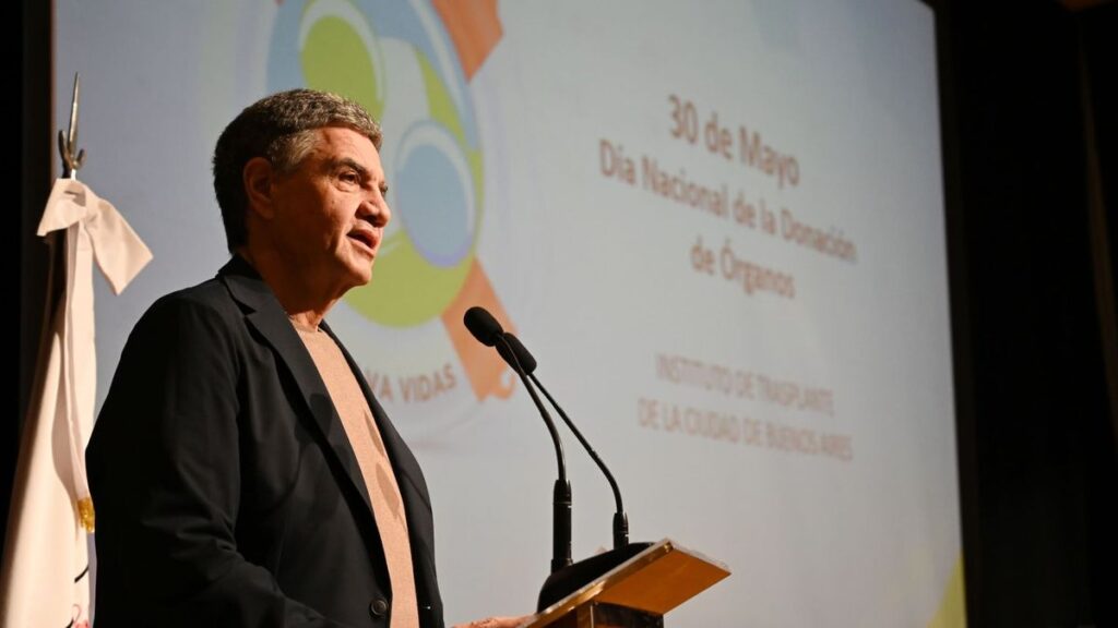 Jorge Macri anunció récord de 190 trasplantes en la Ciudad de Buenos