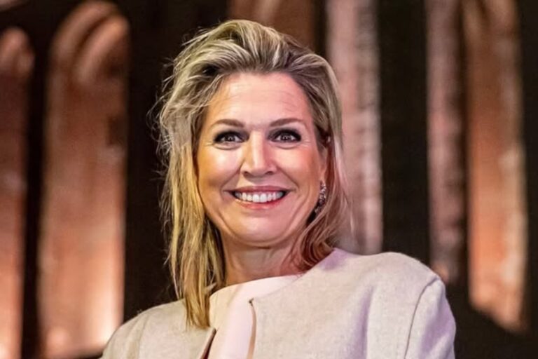 Máxima Zorreguieta impone tendencia con un look bicolor en Utrecht