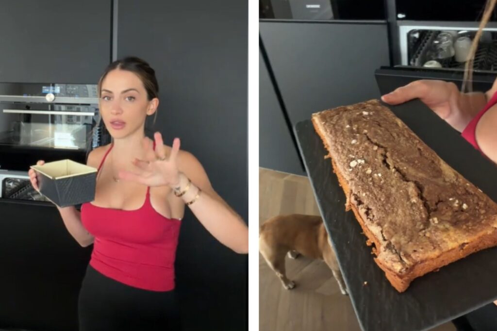 Caro Calvagni presentó su receta de budín de banana saludable