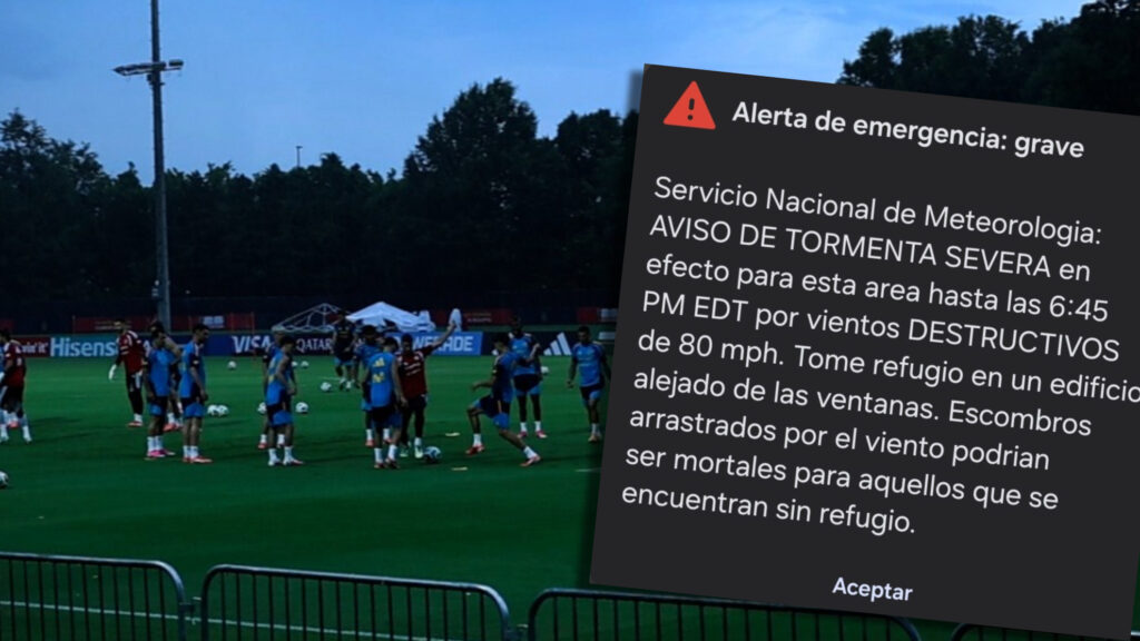 Alerta de tornado interrumpe el entrenamiento de España en Chattanooga