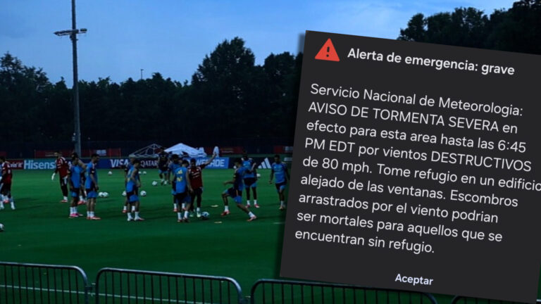 Alerta de tornado interrumpe el entrenamiento de España en Chattanooga