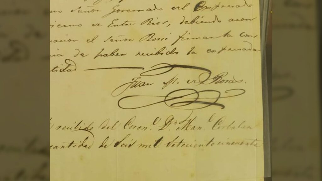 Recuperan documentos de San Martín y Rosas valuados en USD 100.000