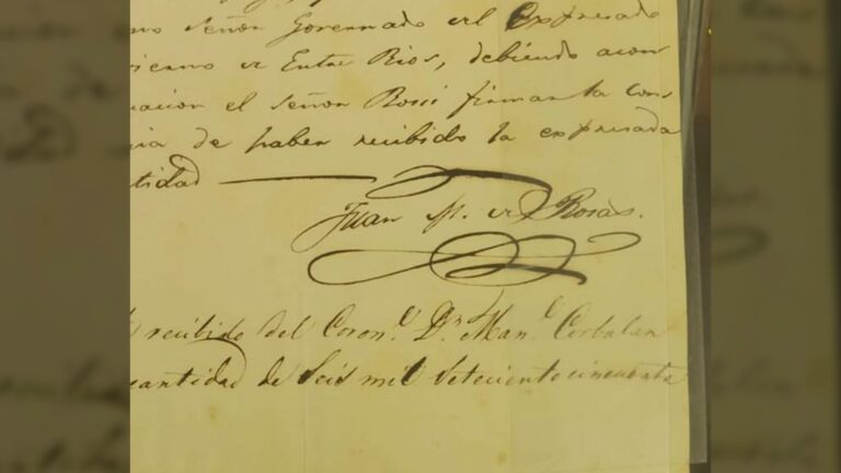 Recuperan documentos de San Martín y Rosas valuados en USD 100.000