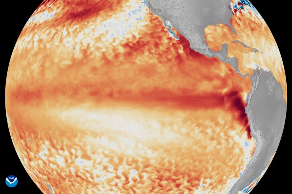 La NOAA confirmó el inicio de El Niño con temperaturas récord
