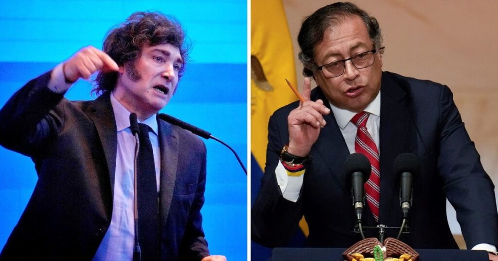 Colombia presentó una protesta formal contra Milei por intervenir en