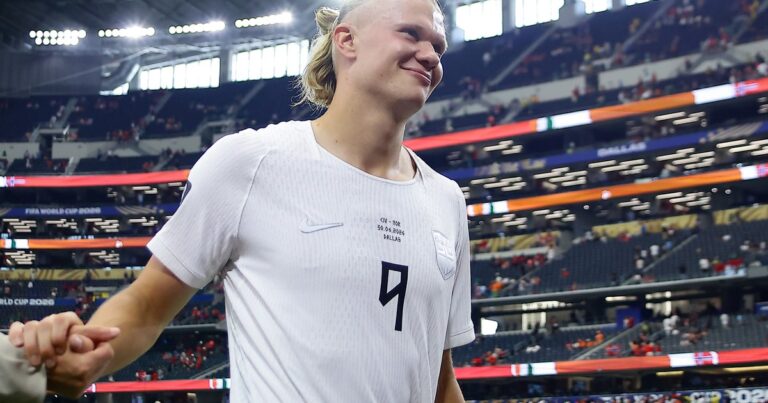 Haaland minimizó las chances de Noruega ante Brasil en octavos