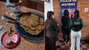 Detuvieron a una mujer por ocultar cocaína en un pote de dulce de