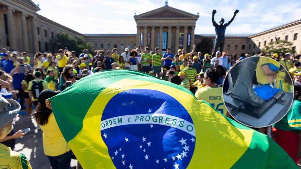 Hinchas de Brasil intentan trasladar la maldición de Rocky a Argentina