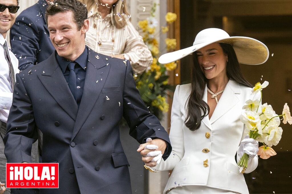 Dua Lipa y Callum Turner se casaron en una ceremonia civil en Londres