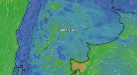 Alerta amarilla por tormentas y viento zonda en ocho provincias