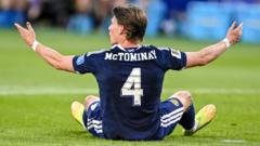 Escocia analiza el rendimiento de McTominay antes del duelo con Brasil