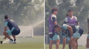Scaloni define la rotación ante Jordania tras un ensayo distendido