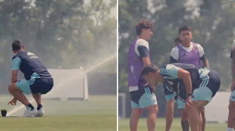 Scaloni define la rotación ante Jordania tras un ensayo distendido