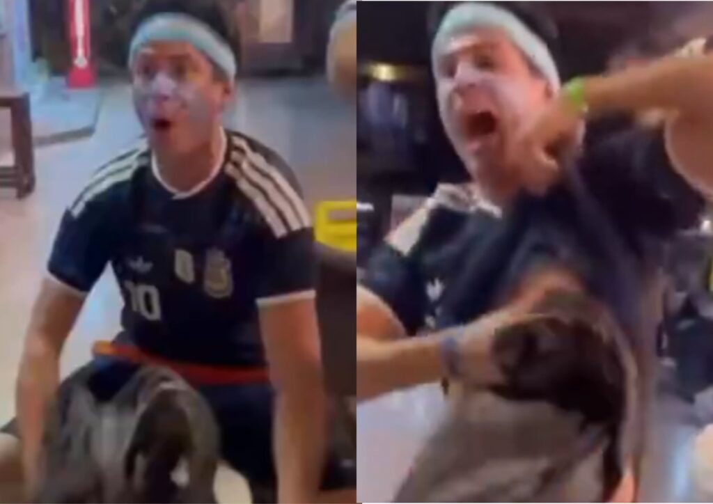 Buscan a un argentino prófugo por gestos racistas en Brasil