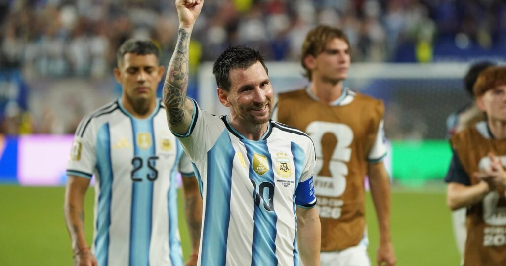Messi extendió siete récords Guinness tras el triunfo ante Cabo Verde