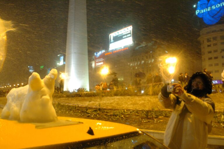 Ola de frío polar en Buenos Aires: ¿Es posible una nueva nevada?