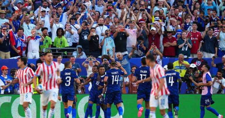 Francia venció 1-0 a Paraguay en un duelo de extremos estadísticos