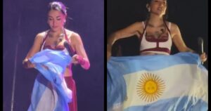 María Becerra reivindicó la identidad argentina en su show de