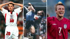 Argentina e Inglaterra reeditan su histórica rivalidad en el Mundial