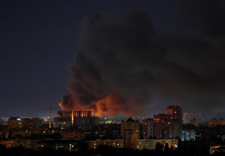 Rusia lanzó una nueva ofensiva masiva con misiles y drones sobre Kiev