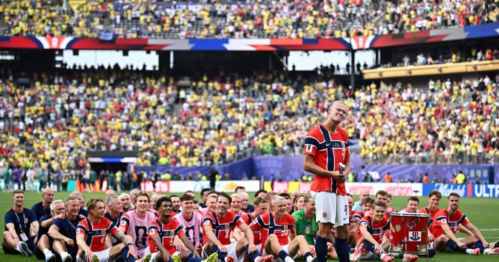 Noruega eliminó a Brasil y el festejo del remo vikingo es viral
