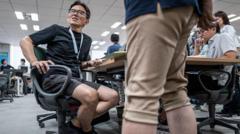 Tokio promueve el uso de pantalones cortos ante el calor extremo