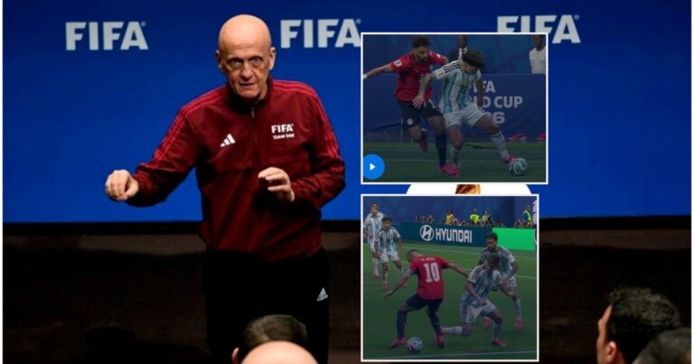 Collina defendió el arbitraje tras las polémicas en Argentina-Egipto