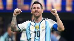 Messi enfrentará a Inglaterra por primera vez en su carrera