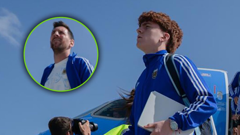El plantel argentino utiliza un calzado unificado en homenaje a Messi