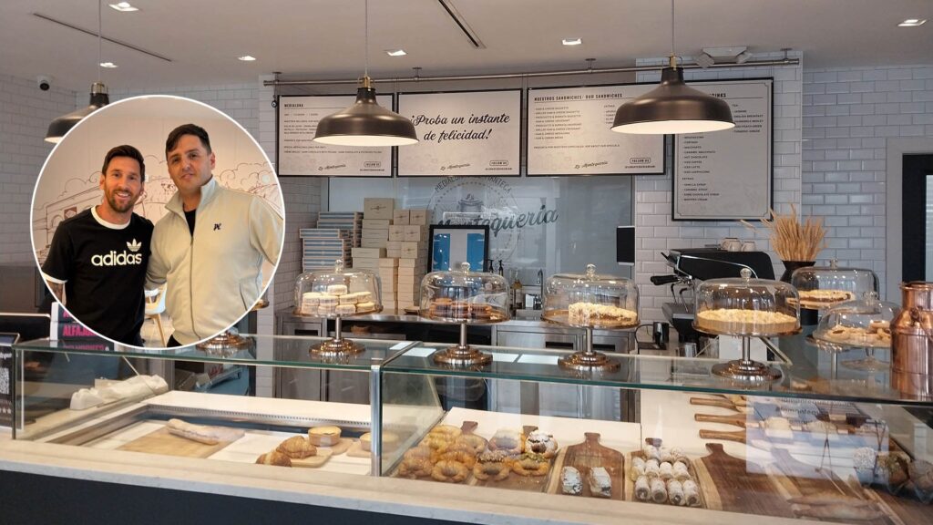 Messi elige una panadería argentina en Miami para su consumo familiar