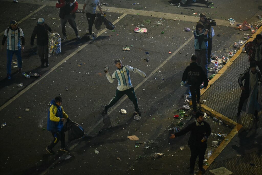 Incidentes en el Obelisco tras la final: 15 detenidos y siete