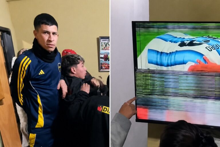 Un joven rompió el televisor de sus suegros tras el triunfo nacional