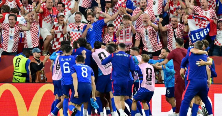 El chip de la pelota anuló el empate de Croacia en el minuto 102