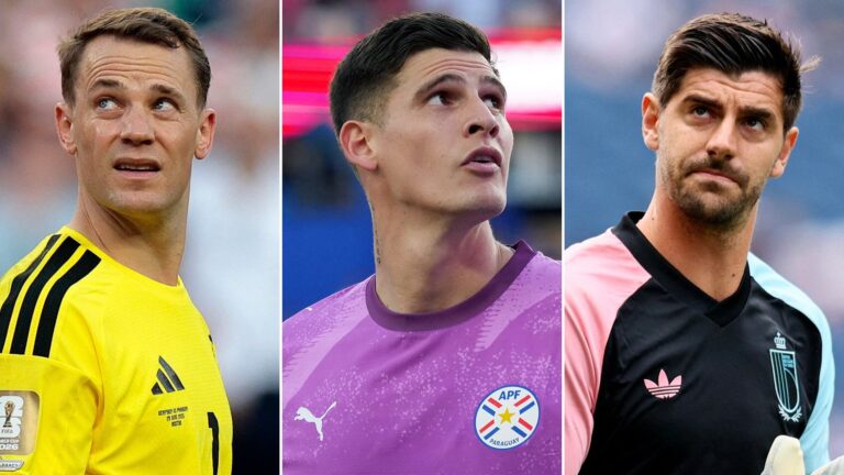 Neuer y Courtois reconocieron a Orlando Gill tras el triunfo paraguayo