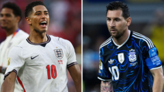 Argentina usará camiseta suplente ante Inglaterra en la semifinal