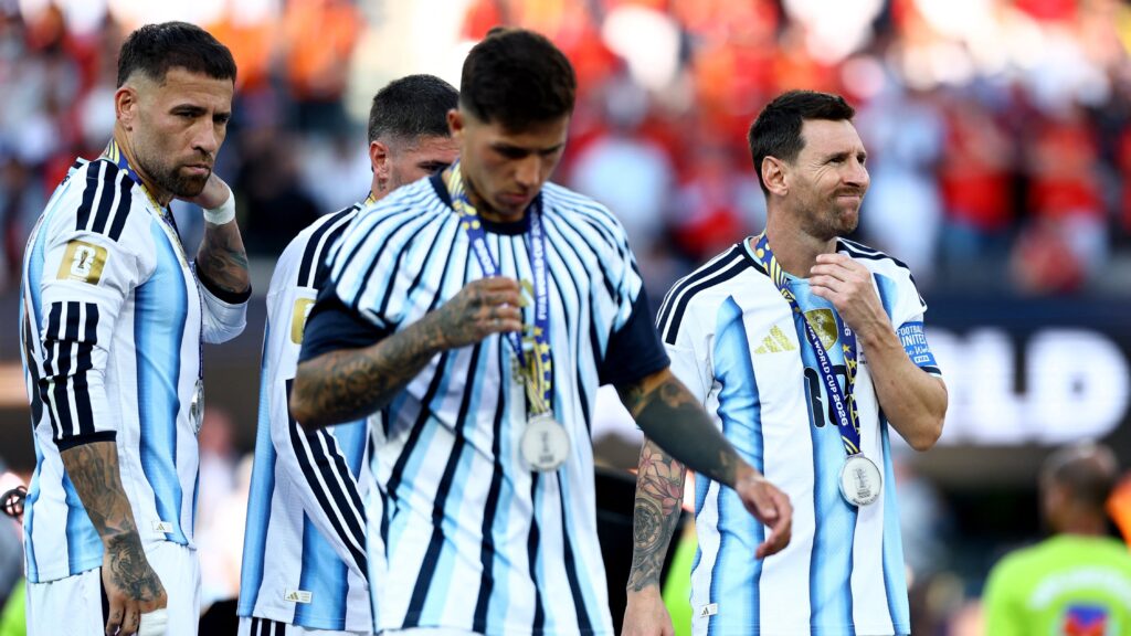 Messi lideró un emotivo cierre tras la final del Mundial en New Jersey