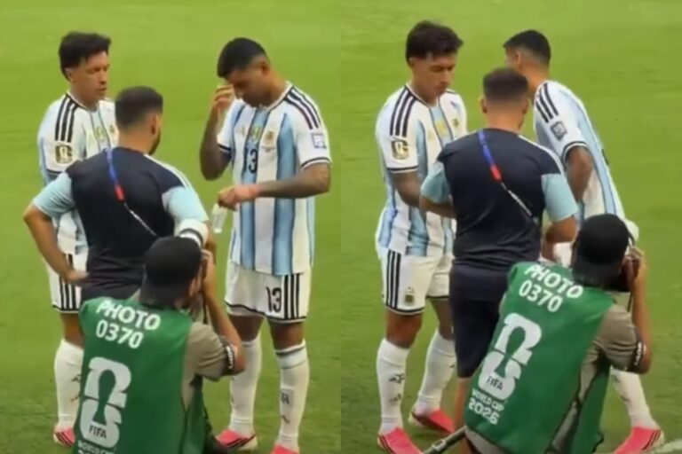 Cuti Romero y Lisandro Martínez repiten ritual antes de la final
