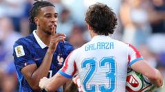 FIFA ratificó la amonestación a Olise y Marruecos pierde a Saibari