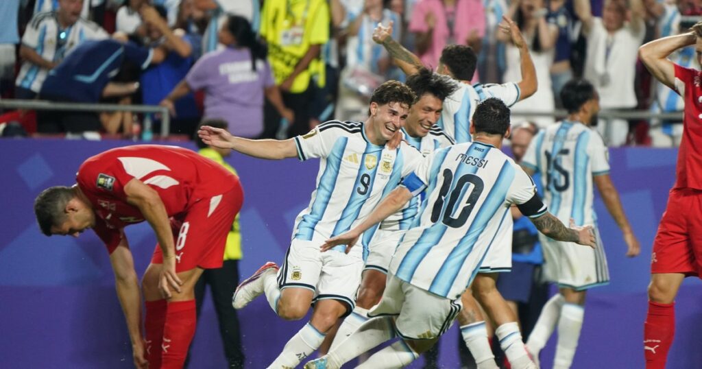 Argentina venció a Suiza y enfrentará a Inglaterra en semifinales