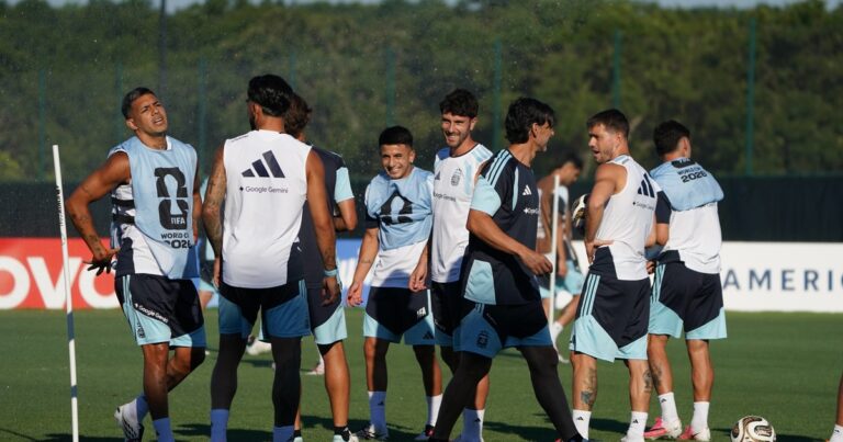 Argentina inició su preparación en Kansas para la semifinal ante