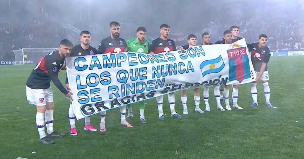 Tigre homenajeó a la Selección Argentina tras el Mundial 2026