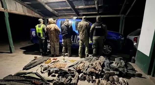 Detienen a tres guías por caza ilegal de fauna silvestre en Santa Fe